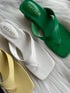 Solid Colour Open Toe Sandals